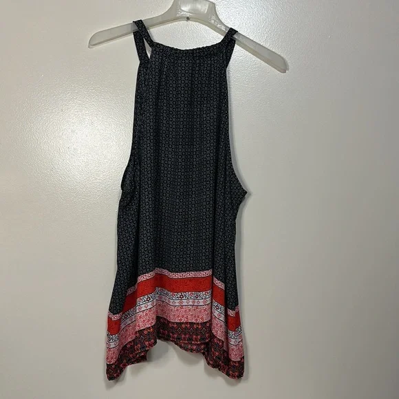 Torrid Women’s Sleeveless Black Pattern w/ Stripes Bottom Top Size 2X - Picture 3 of 6